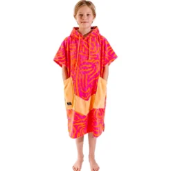 Poncho da bagno All-In Junior Crew Ponchos Matis Rose