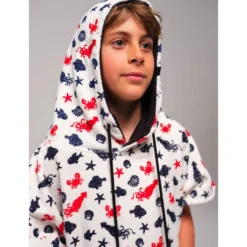 Poncho da bagno All-In Kid Crew Ponchos Seafood