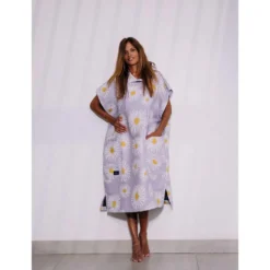 Poncho da bagno All-In Quick Dry Poncho Flower Power