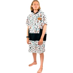 Poncho da bagno All-In V-Poncho Men Beach Crew Mexicano