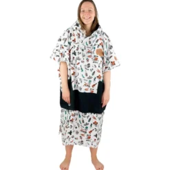 Poncho da bagno All-In V-Poncho Men Beach Crew Mexicano