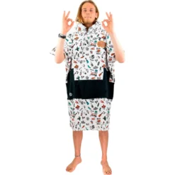 Poncho da bagno All-In V-Poncho Men Beach Crew Mexicano