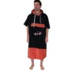 Poncho da bagno All-In V-Poncho Flash Black Argile