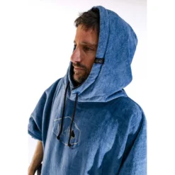 Poncho da bagno All-In V-Poncho Flash Big Blue