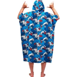 Poncho da bagno All-In V-Poncho Men Beach Crew Nippon Waves