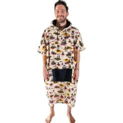 Poncho da bagno All-In V-Poncho Men Beach Crew Surf Is Free