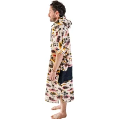 Poncho da bagno All-In V-Poncho Men Beach Crew Surf Is Free