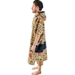 Poncho da bagno All-In V-Poncho Men Beach Crew Surf Camp