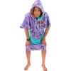 Poncho da bagno All-In V-Poncho Men Beach Crew Pop 80 Purple