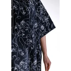 Poncho da bagno All-In Women T Poncho Oneline White