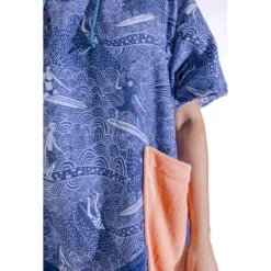 Poncho da bagno All-In Women V Poncho Surfing Madame