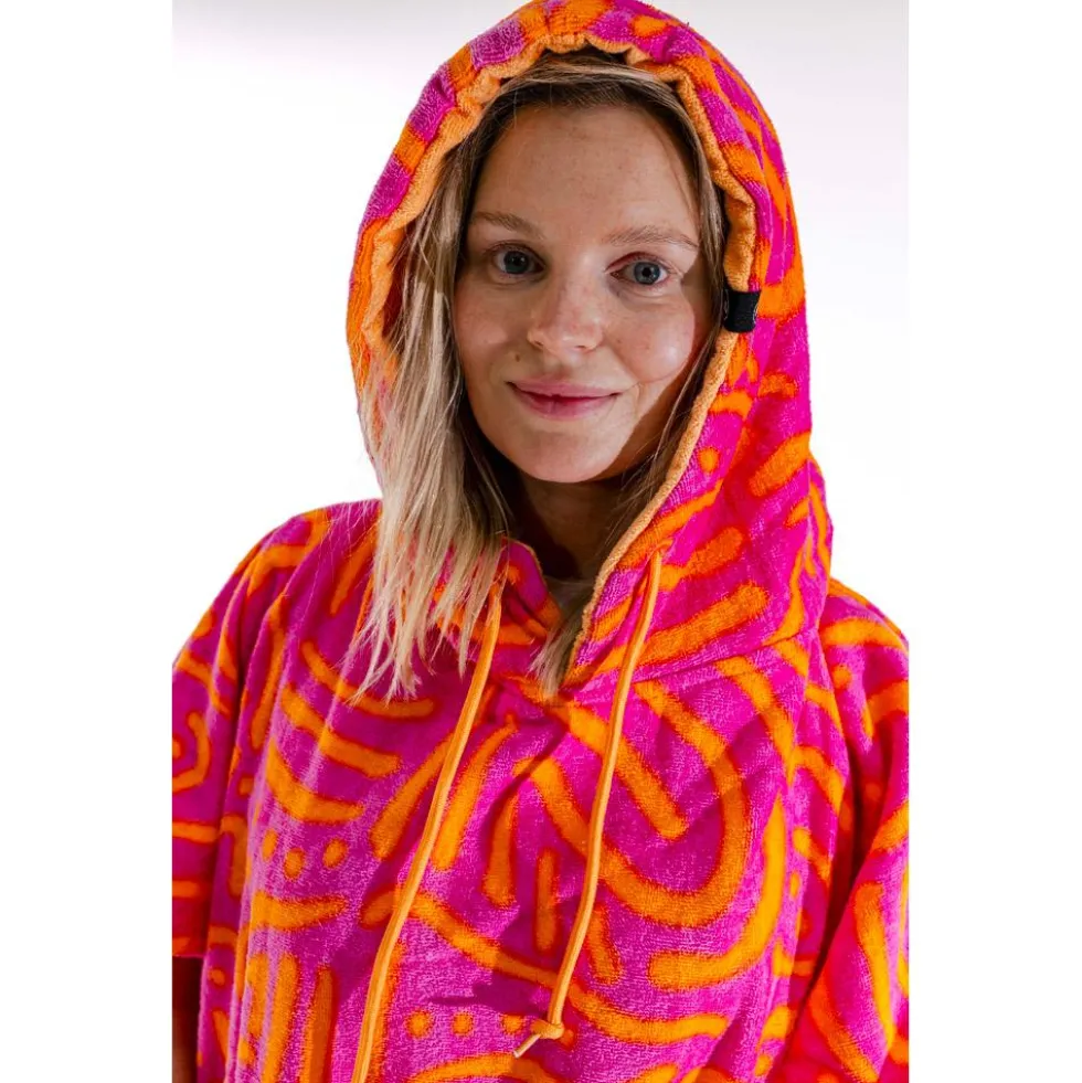 Poncho da bagno All-In Women V Poncho Matis Rose