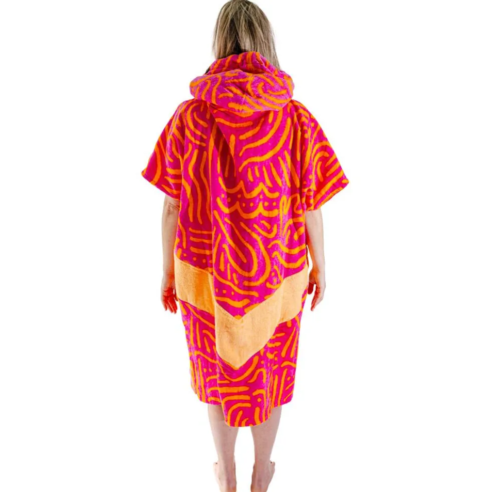 Poncho da bagno All-In Women V Poncho Matis Rose