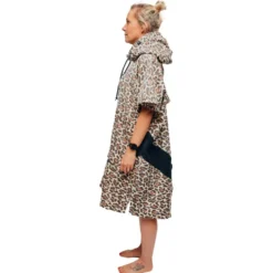 Poncho da bagno All-In Women V Poncho Leopard