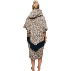 Poncho da bagno All-In Women V Poncho Leopard