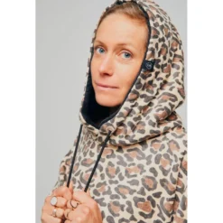 Poncho da bagno All-In Women V Poncho Leopard