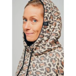 Poncho da bagno All-In Women V Poncho Leopard