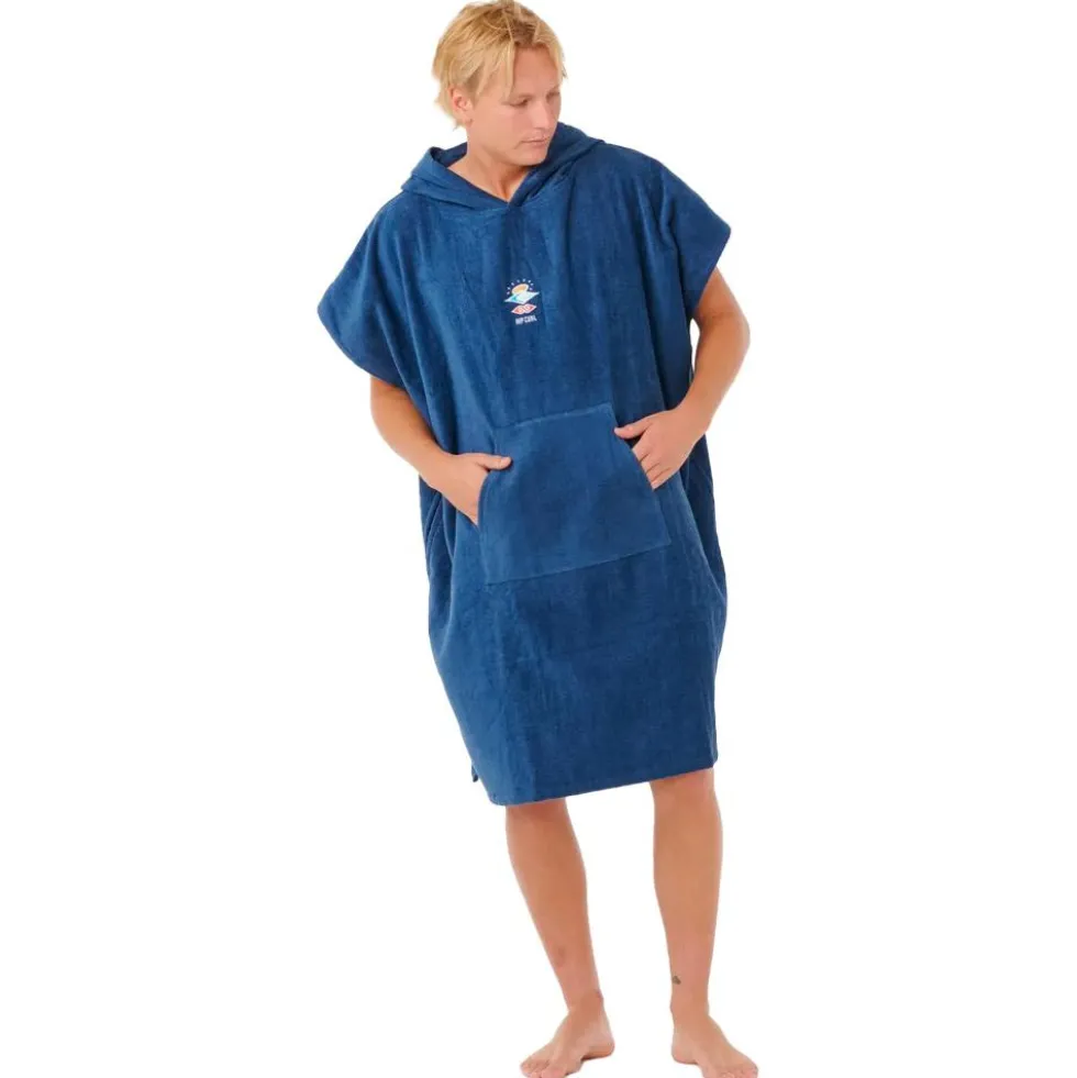 Poncho da bagno Rip Curl Logo Hooded Towel Navy