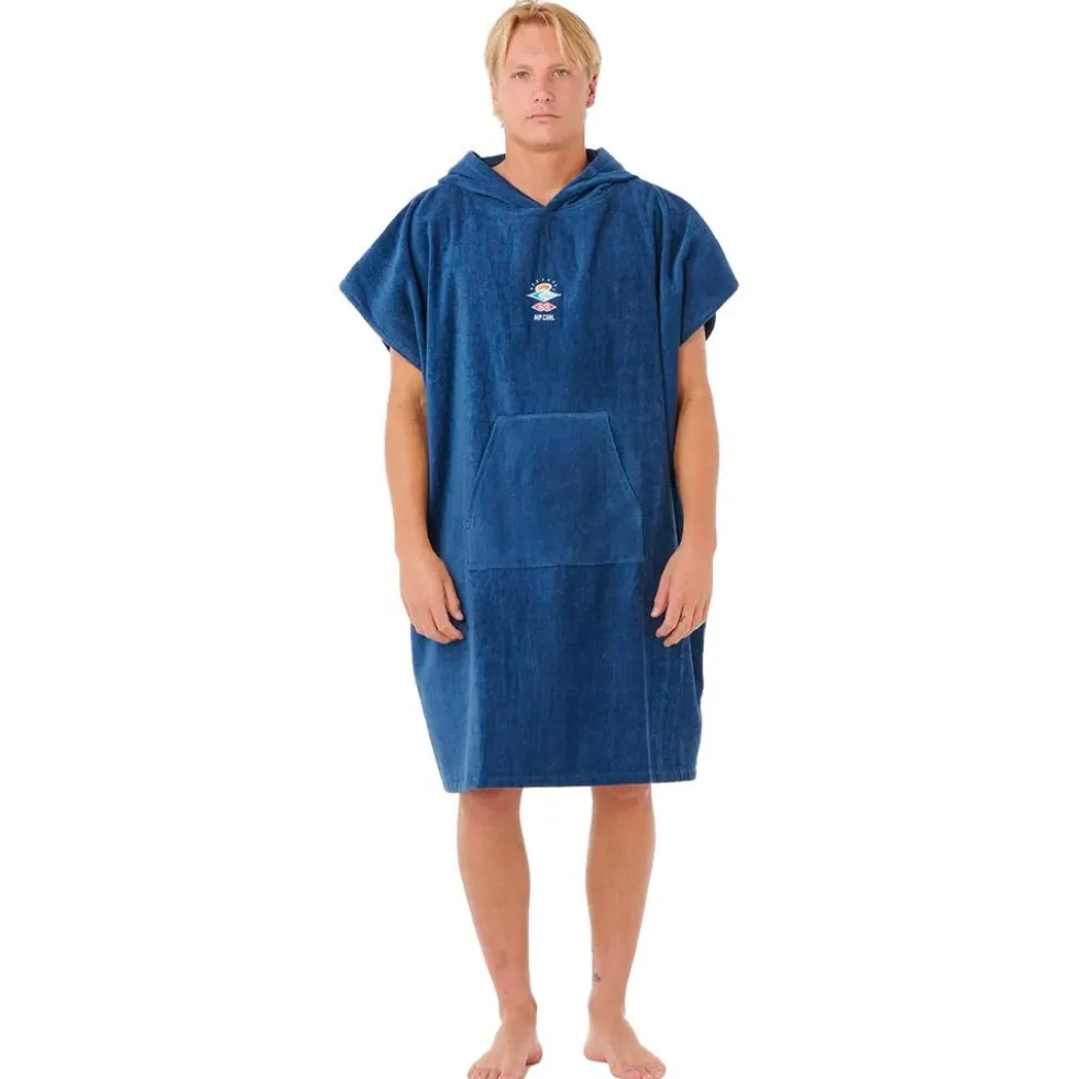 Poncho da bagno Rip Curl Logo Hooded Towel Navy