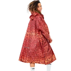 Poncho da pioggia After Essentials Rain Poncho Leopard