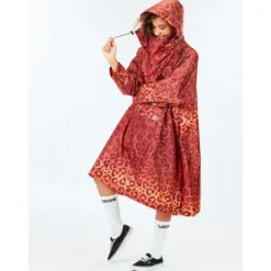 Poncho da pioggia After Essentials Rain Poncho Leopard