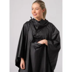 Poncho da pioggia MAC IN A SAC Mias Poncho Black