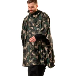 Poncho da pioggia MAC IN A SAC Mias Poncho Green Camo