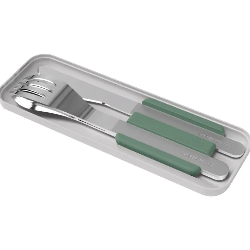 Posate monbento Slim Box Green Natural