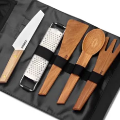 Posate Primus Campfire Prep Set Black Brown