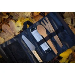 Posate Primus Campfire Prep Set Black Brown