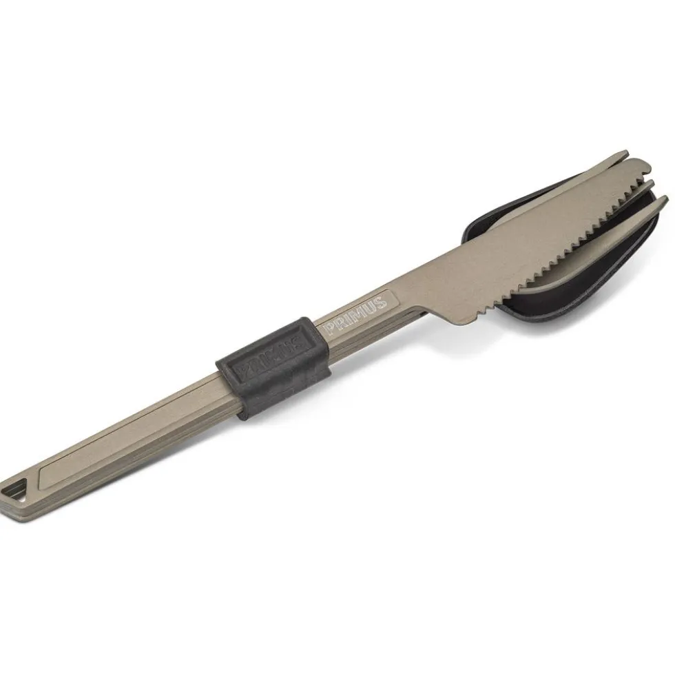 Posate Primus Trek Cutlery Set Aluminium Black Dark Grey