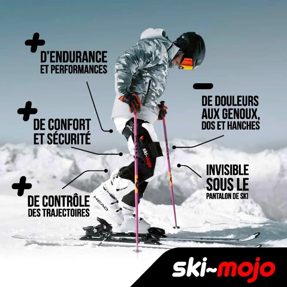 Protezioni Ginocchia Ski Mojo Exosquelette Complet