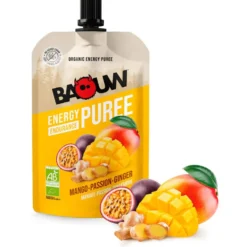 Purè Baouw Compotes Energétiques Bio 90g Mangue - Passion - Gingembre