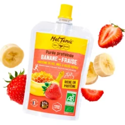 Purè Meltonic Puree Proteinee Bio Banane Fraise