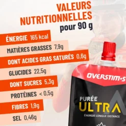 Purè Overstims Puree Ultra Fraise Pomme