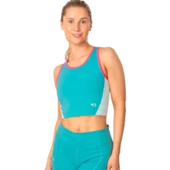 Reggiseni sportivi Kari Traa Linnea Top Blue Lagoon