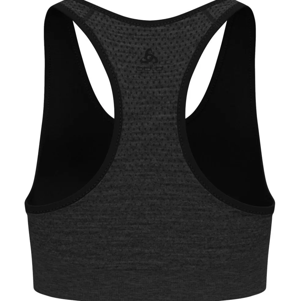 Reggiseni sportivi Odlo Seamless Medium Padded Sport Brassière Black Melange