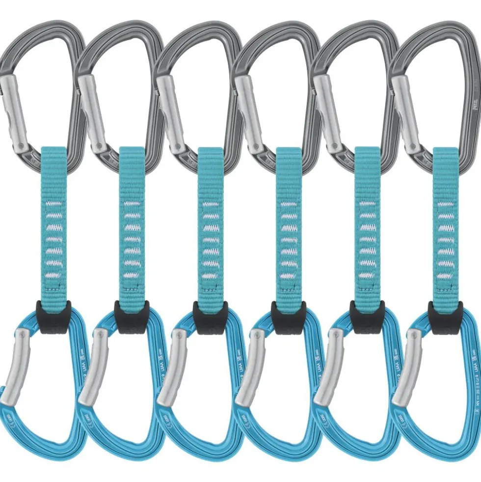 Rinvii Petzl Djinn Axess (Pack of 6) Turquoise