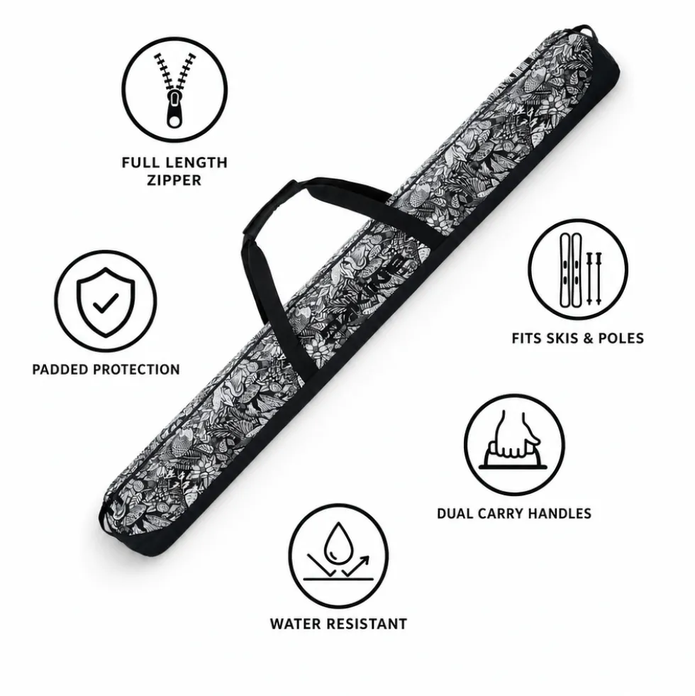 Sacca da sci Dakine Padded Ski Sleeve Kingdom Black