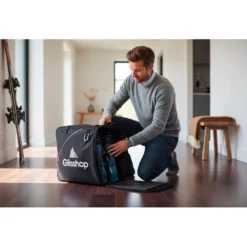 Sacca portascarponi Glisshop Mountain Boot & Helmet Bag Black