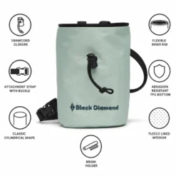 Sacche portamagnesite Black Diamond Mojo Chalk Bag Foam Green