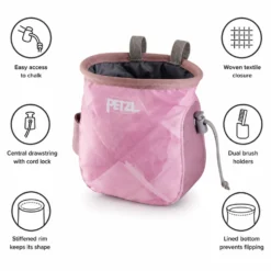 Sacche portamagnesite Petzl Saka Rose