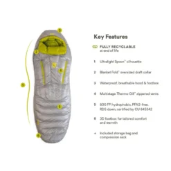 Sacchi a pelo Nemo Riff Women's 15 Titanium