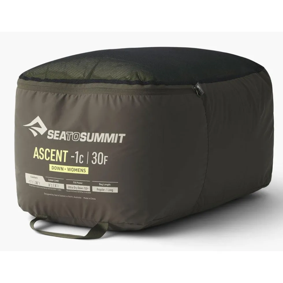 Sacchi a pelo Sea To Summit Ascent Women's -1°C/30°F Lemon Green