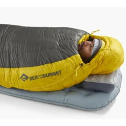Sacchi a pelo Sea To Summit Spark 7°C/45°F Grey Yellow