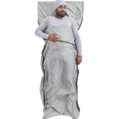 Saccolenzuolo Sea To Summit Silk Blend Rectangular w/ Pillow Sleeve Light Grey