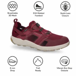 Sandali da trekking Lizard Ultra Trek Wmn Zinfandel Red Virtual Pink