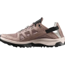 Sandali da trekking Salomon Techamphibian 5 Walnut Wrought Iron Black
