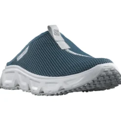 Sandali di recupero Salomon Reelax Slide 6.0 Blue Ashes White Pearl Blue