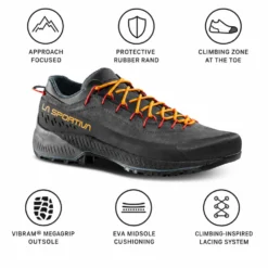 Scarpe da avvicinamento La Sportiva Tx4 Evo Carbon Papaya